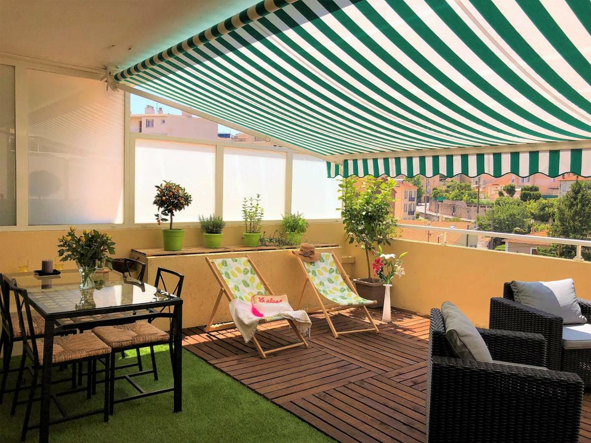 קאן Appartement Cosy Calme Central-Terrasse Proche Palais מראה חיצוני תמונה